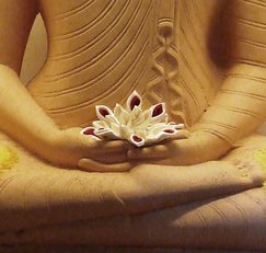 Buddha hands and feet